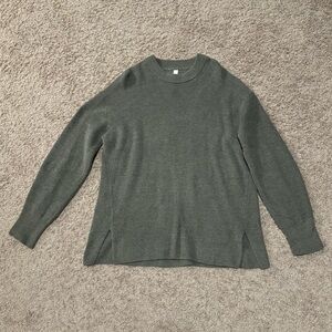 Lululemon Merino wool-blend ribbed crewneck sweater